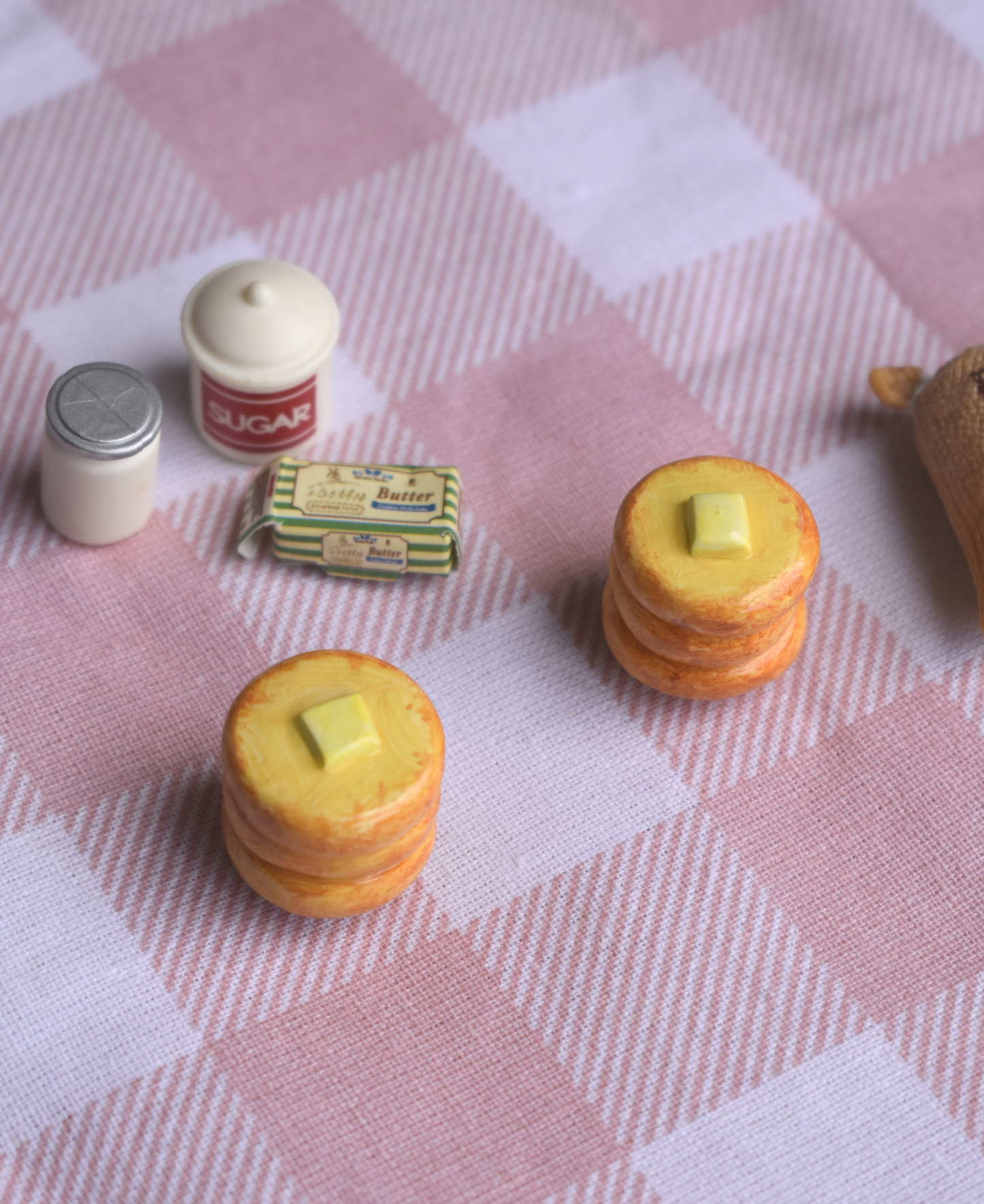 Handmade Cute Pancake Polymer Clay Magnet