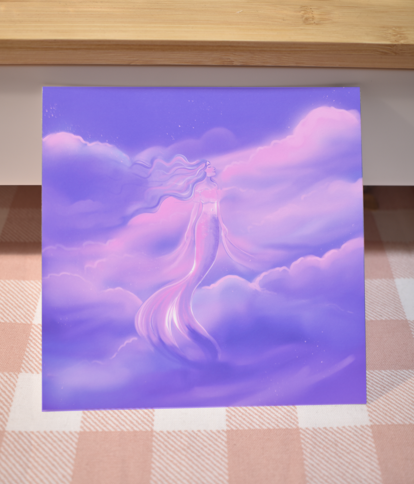 Cloud Mermaid Mini Print