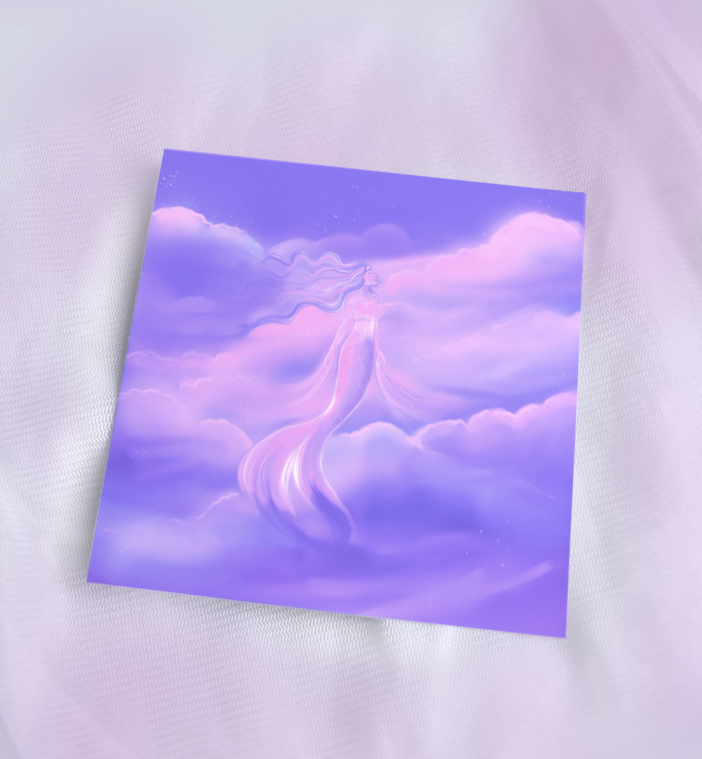 Cloud Mermaid Mini Print