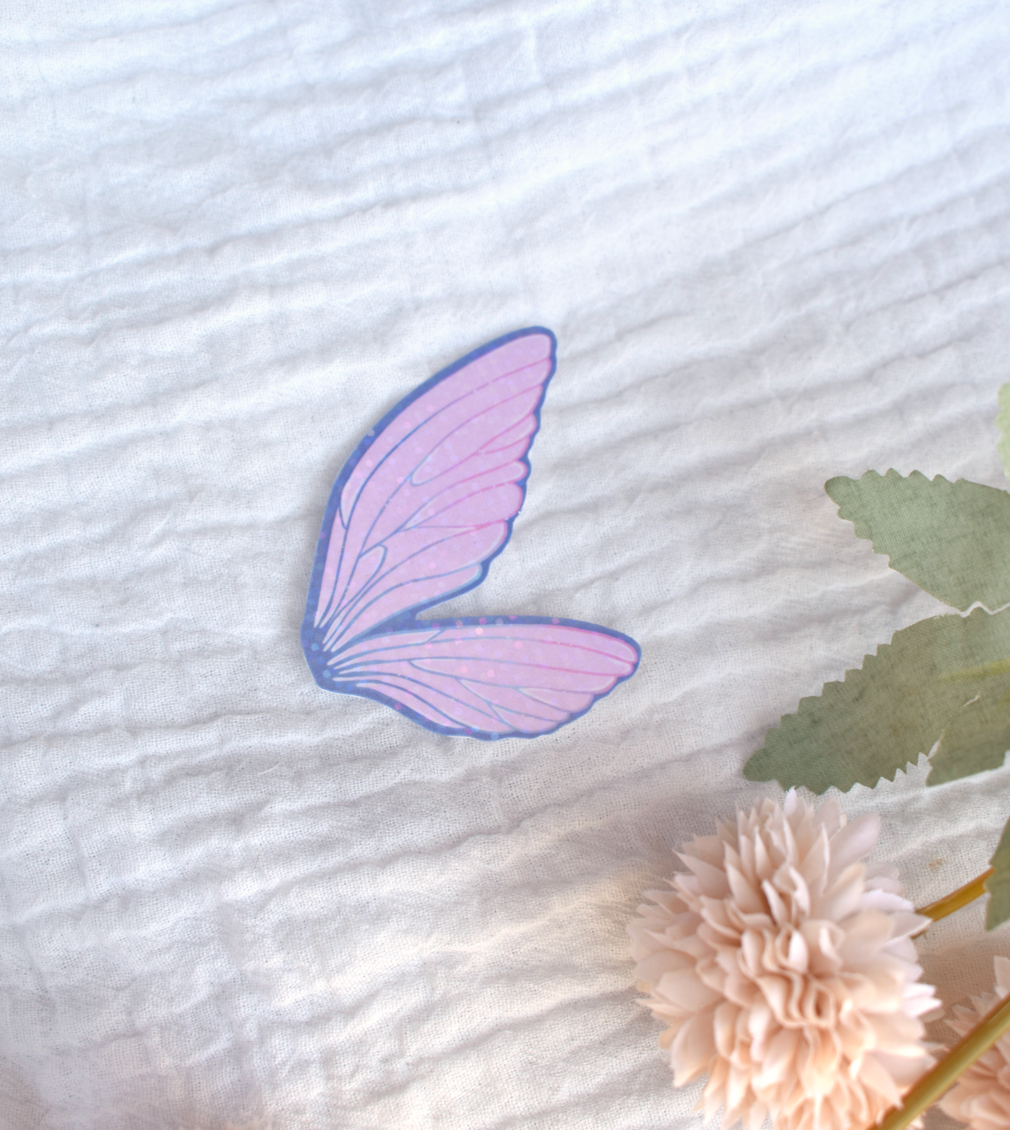 Holographic Fairy Wings Sticker