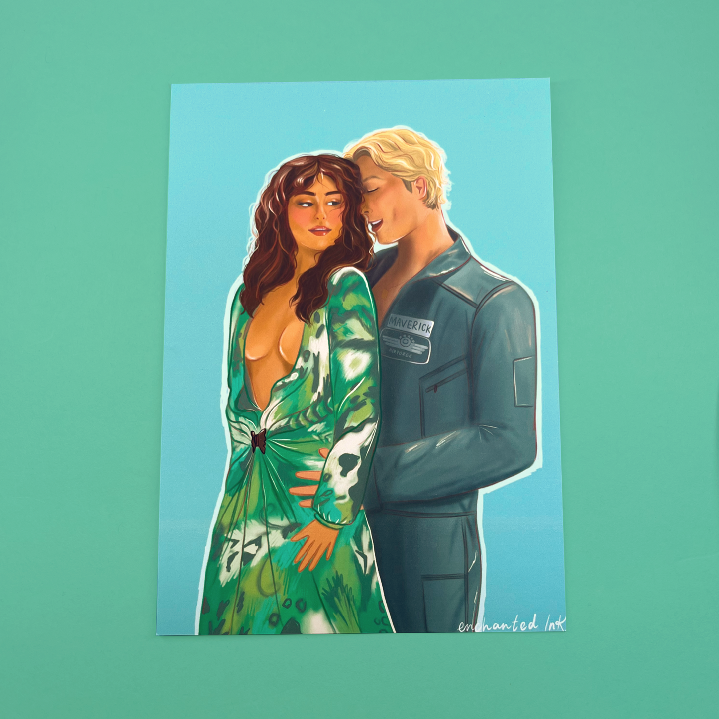 A+D Hockey Romance Art Print