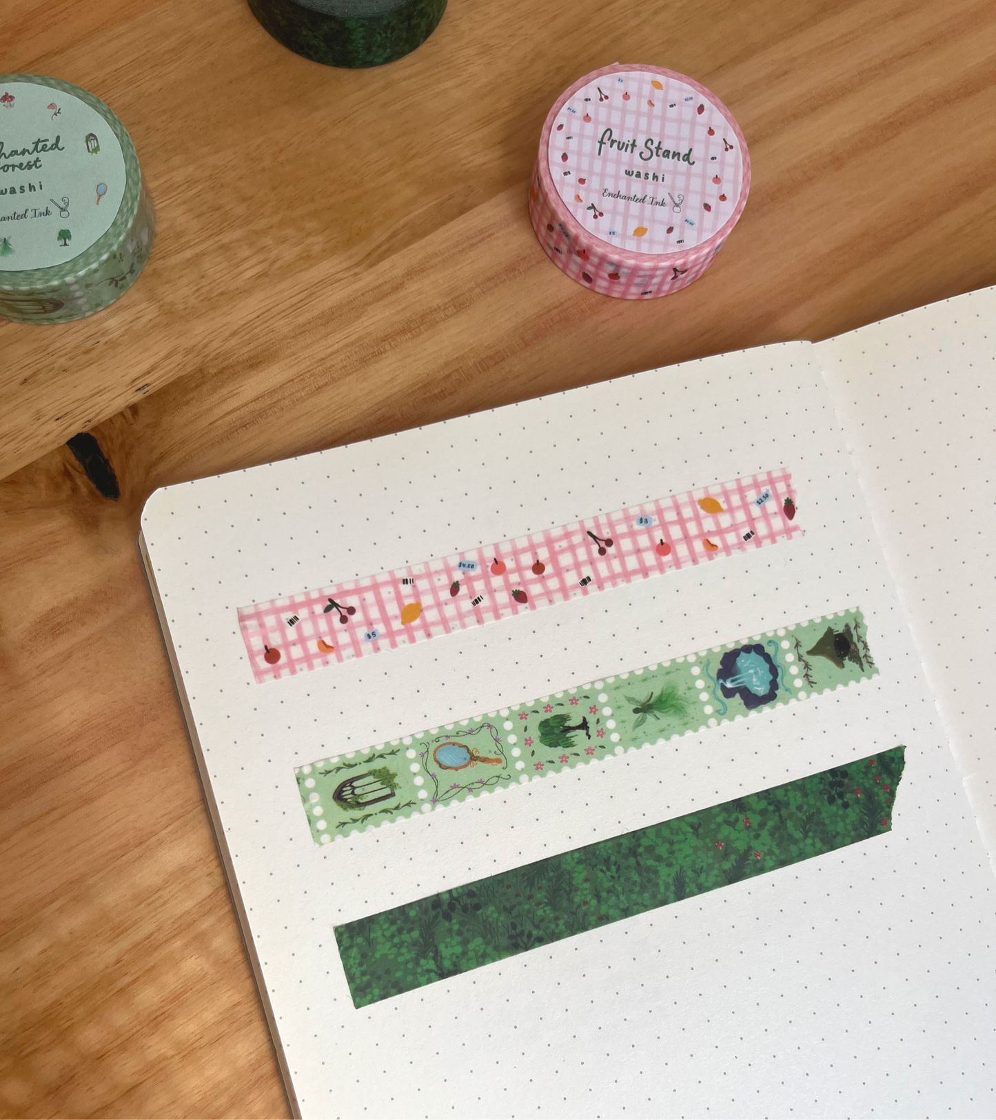 Enchanted Forest Washi Tape | Stamp Design Journal Tape
