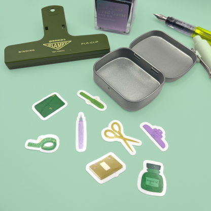 Magical Stationery Stickers Tin