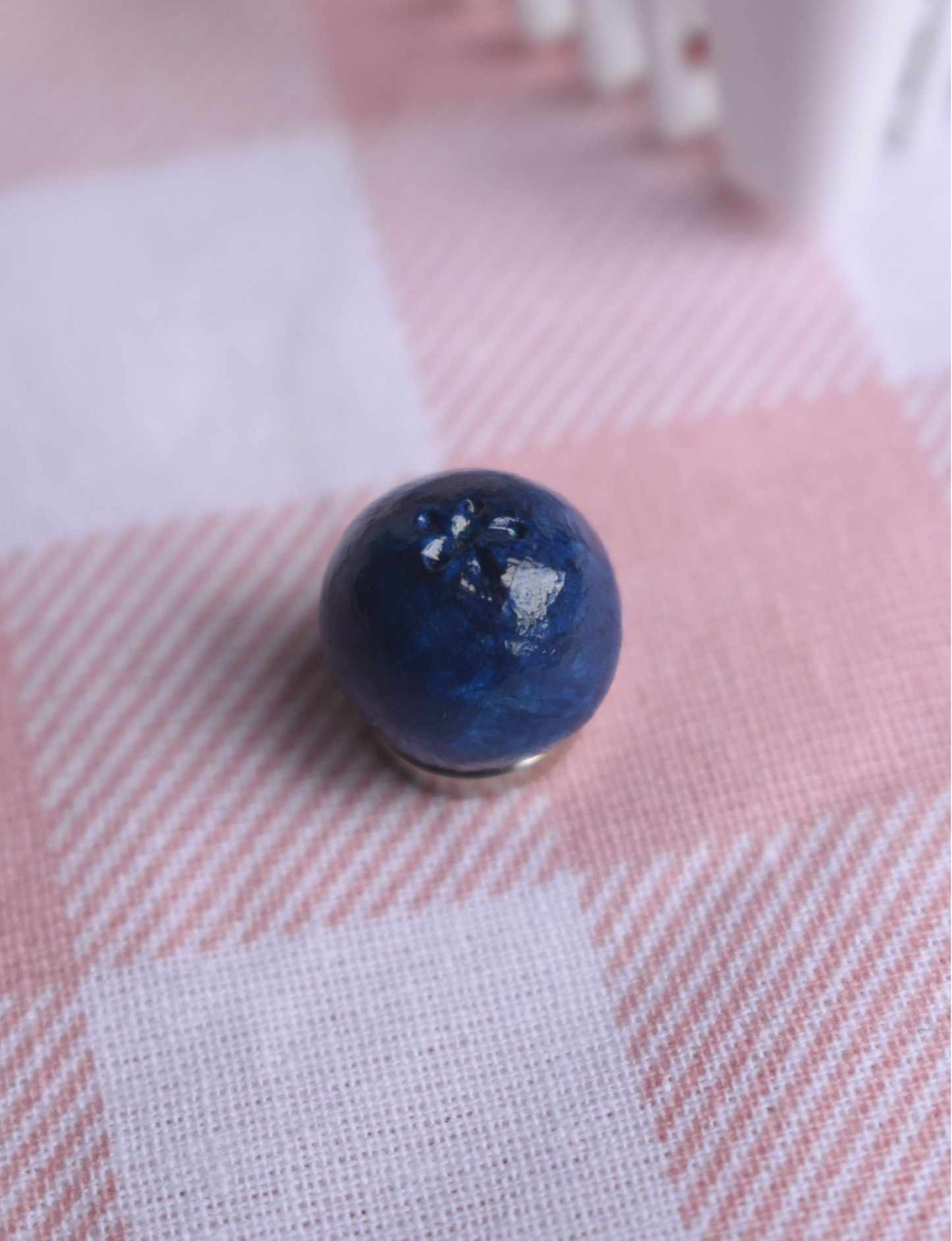 Handmade Cute Blueberry Polymer Clay Magnet