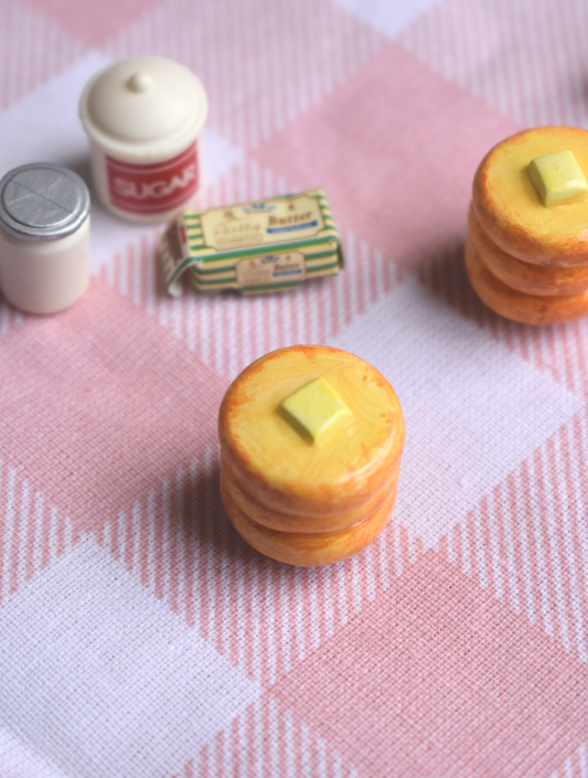Handmade Cute Pancake Polymer Clay Magnet