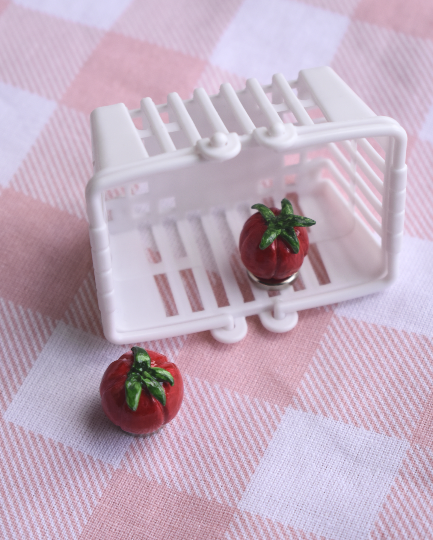 Handmade Cute Tomato Polymer Clay Magnet