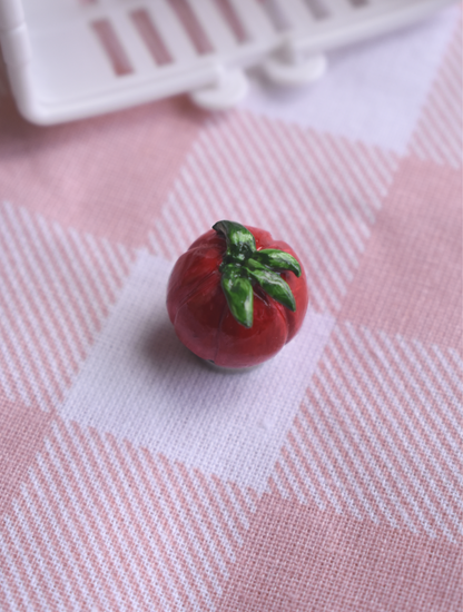 Handmade Cute Tomato Polymer Clay Magnet