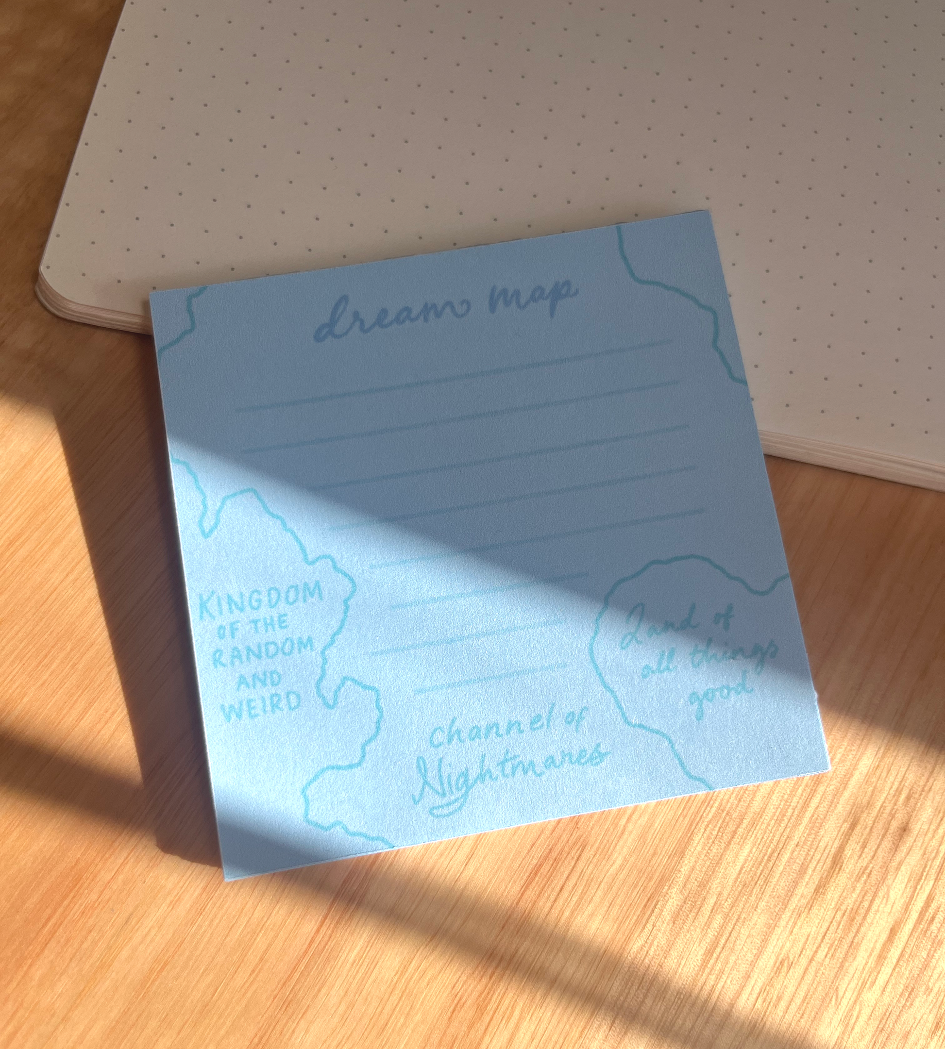 Blue dreamers notepad 