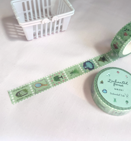 Illustration Enchanted Forest Washi Tape