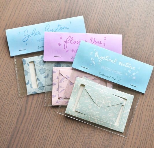 Enchanted Ink Paper Packs Journal Supplies, ticket holder