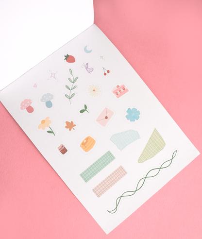 Enchanted Scrapbook & Journal Paper Pack – A5 & A6 (15 Sheets + Sticker Sheet)