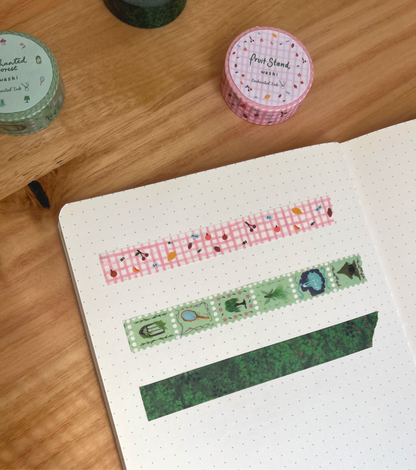 Forest floor washi tape 