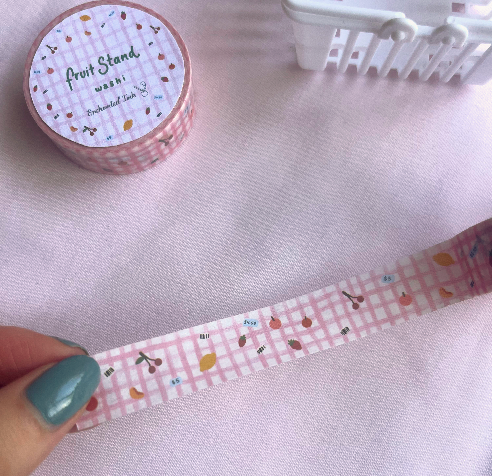 Fruit stand washi tape 