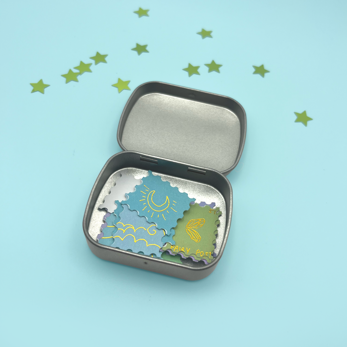 Magical Stamp Stickers Tin