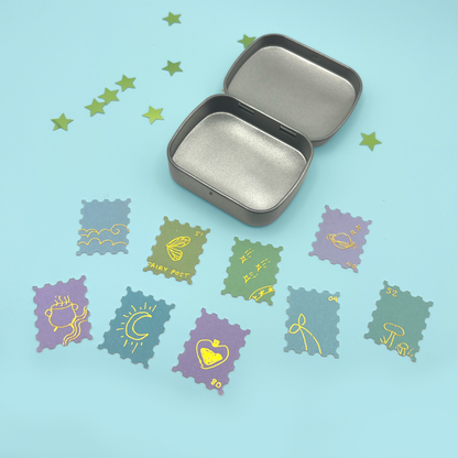 Magical Stamp Stickers Tin