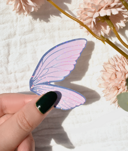 Holographic Fairy Wings Sticker