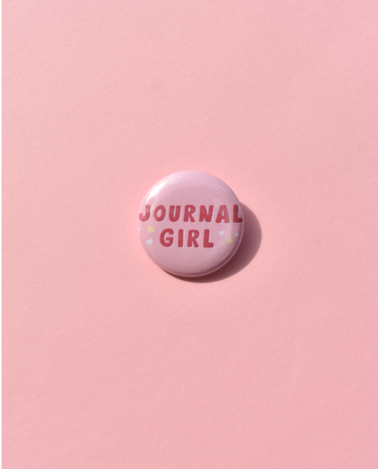 Journal Girl Pin Badge | Whimsical Journaling Pin