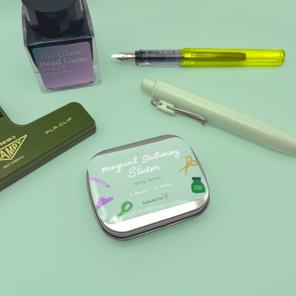 Magical Stationery Stickers Tin