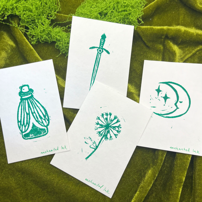 Enchanted Lino Prints