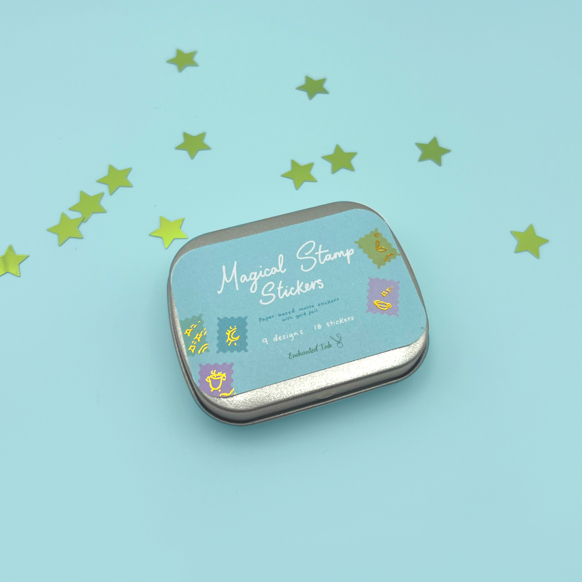 Magical Stamp Stickers Tin