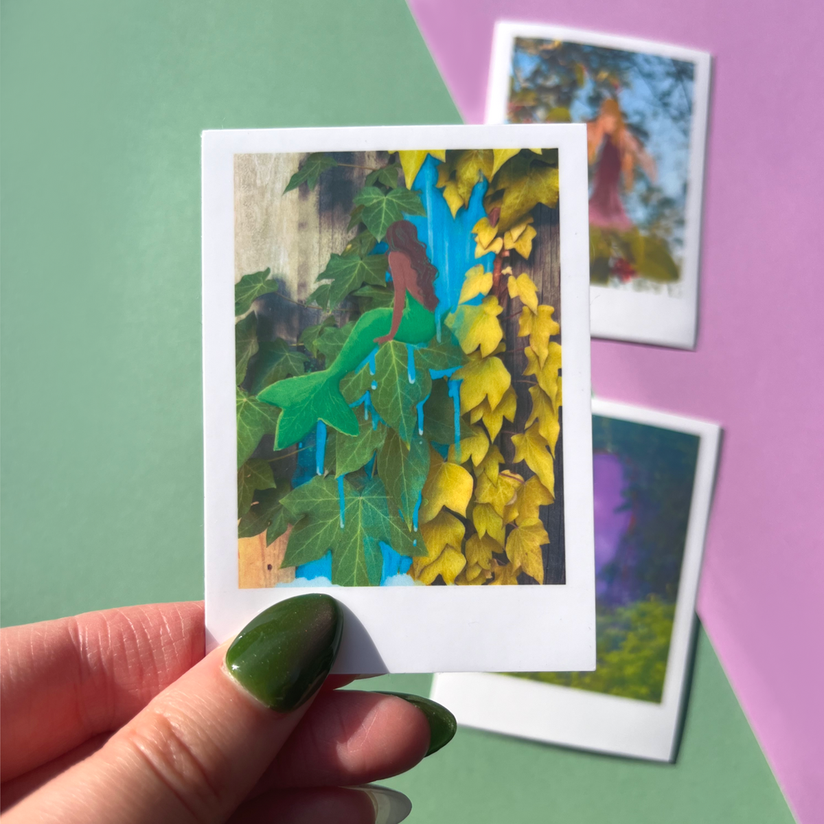 Hidden in Plain Sight Magical Polaroid Vinyl Stickers