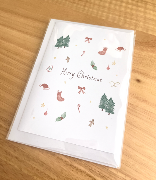 Watercolour Christmas Card | Festive Greeting Card