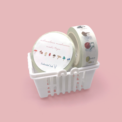 Mushroom washi tape for mushroom stationery lovers 