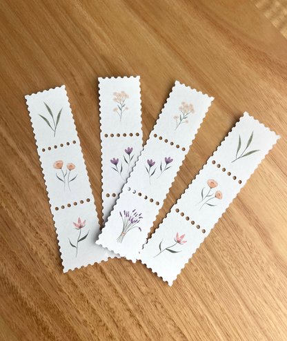 Nature Stamp Stickers | Vintage Nature Aesthetic Paper Stickers for Journaling & Scrapbooking