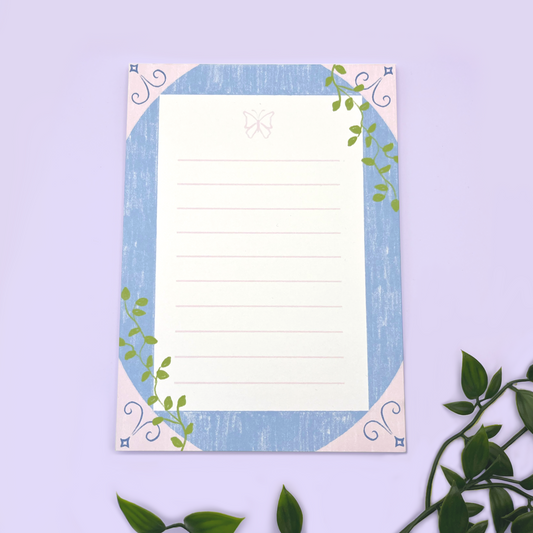 Enchanted Butterfly Whimsical Notepad