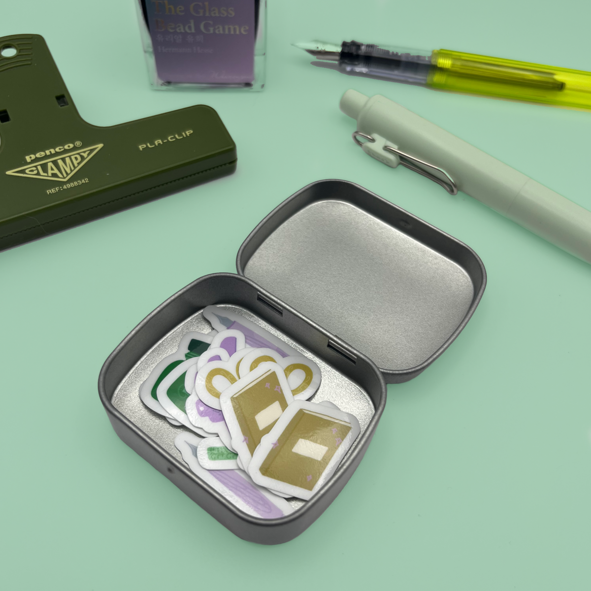Magical Stationery Stickers Tin
