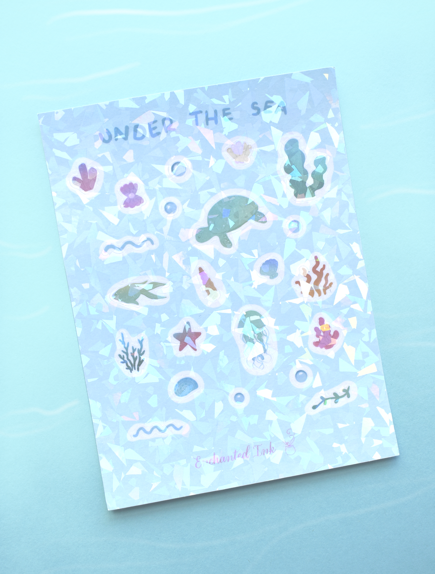 Under The Sea Holographic Sticker Sheet