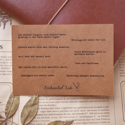 Dark Academia Library Aesthetic Quotes Sticker Sheet