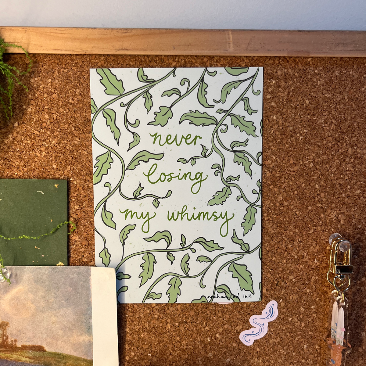 Never Losing My Whimsy Glossy Print