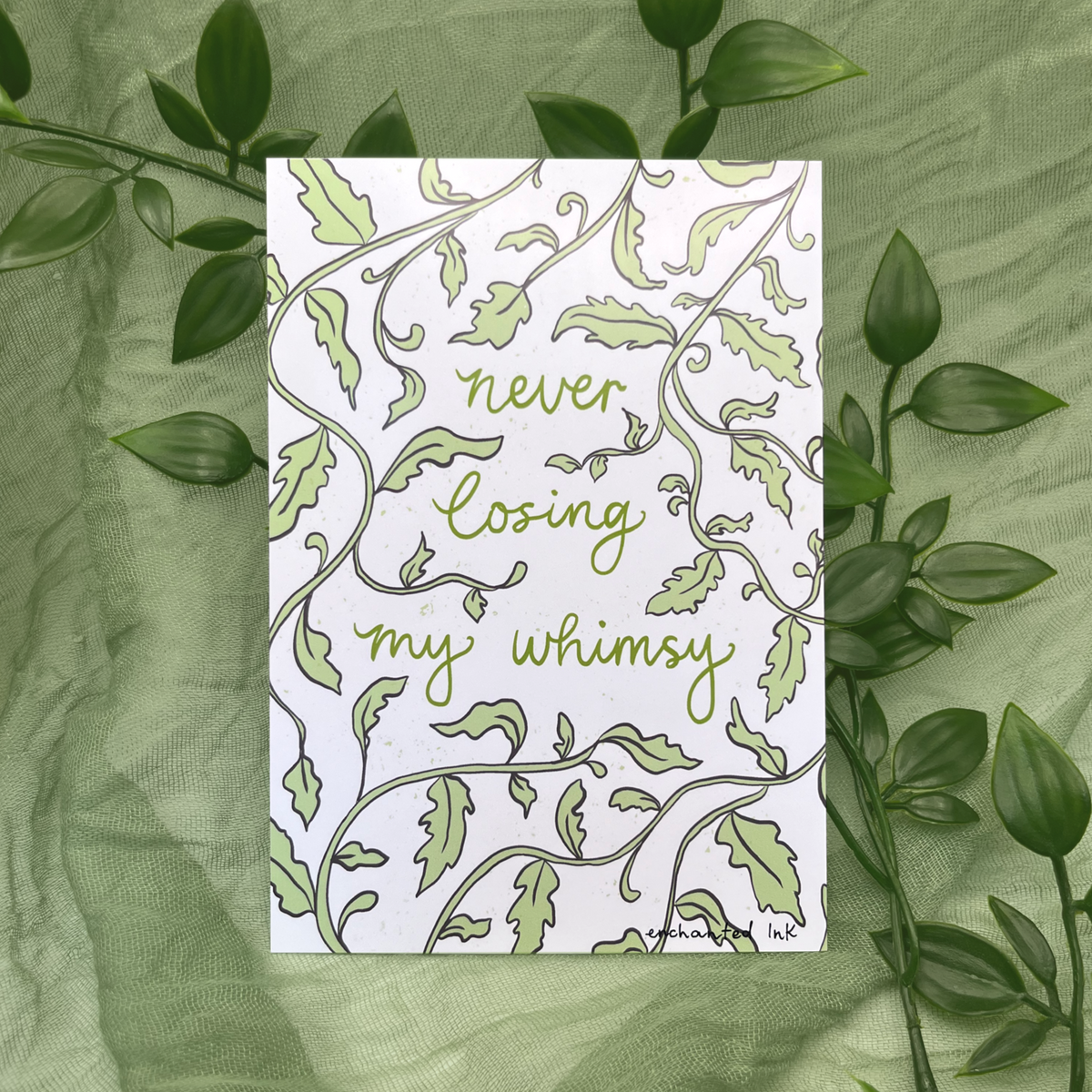 Never Losing My Whimsy Glossy Print