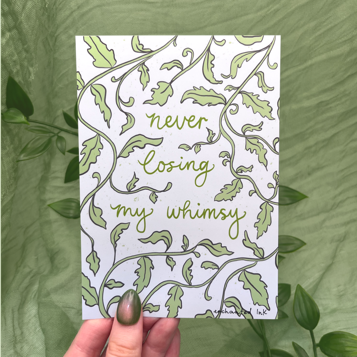 Never Losing My Whimsy Glossy Print