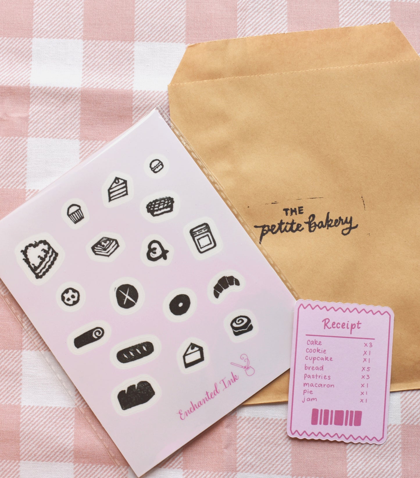 Petite Bakery Clear Sticker Sheet