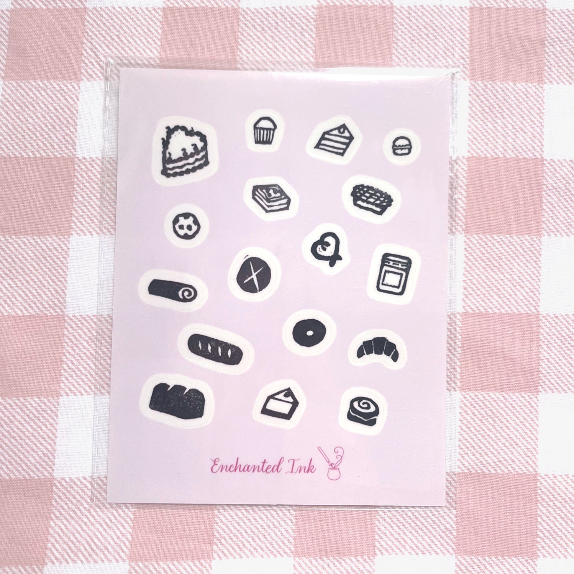 Bakery stamp sticker sheet 