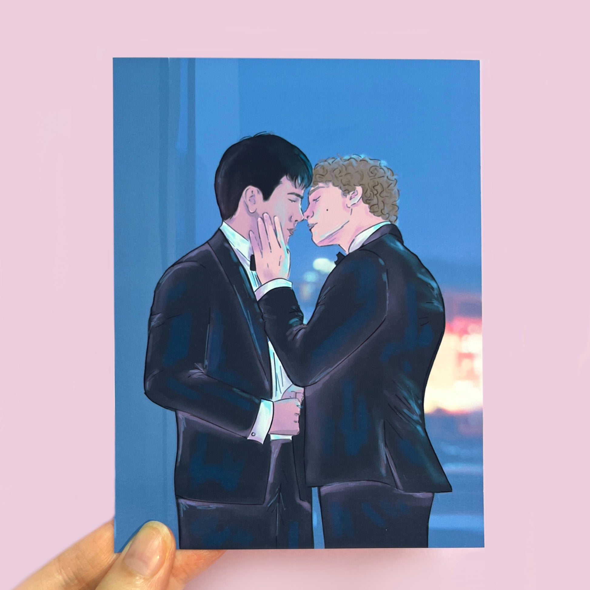 Bookish hockey romance wall art in cozy aesthetic